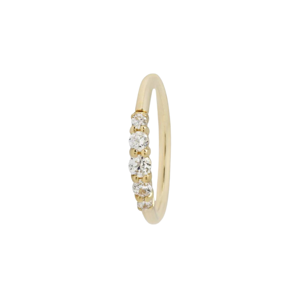 Brigitte - CZ - Seam Ring