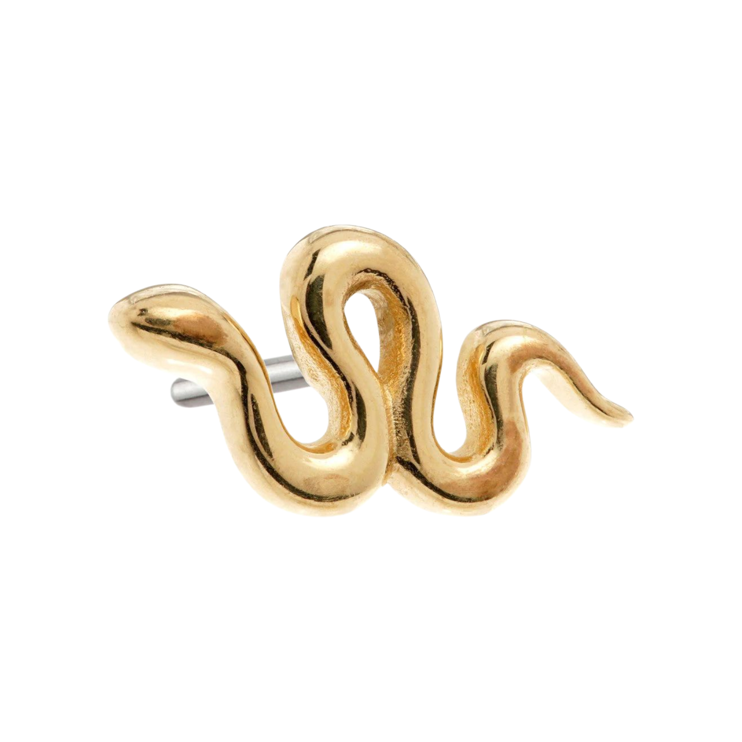 Tish Lyon - Slither - 14ct Gold Threadless Attachment - Y